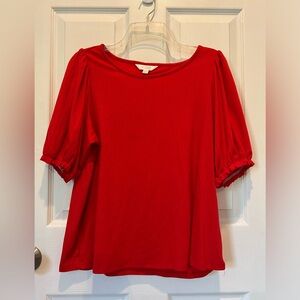 Lauren Conrad puff sleeve t size L